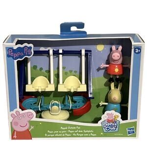 PEPPA PIG Peppa's Adventures Peppa's Outside Fun Playground Playset New in Box